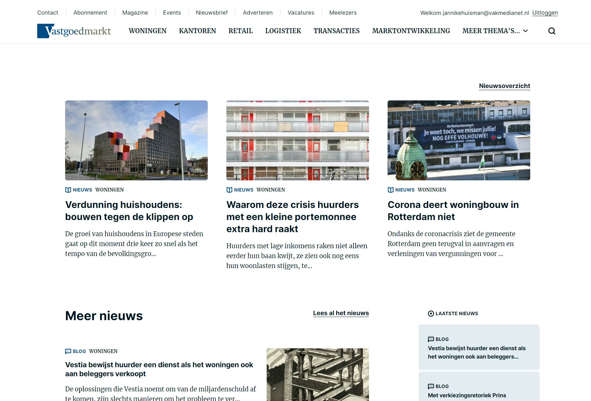 Vastgoedmarkt.nl in nieuw jasje