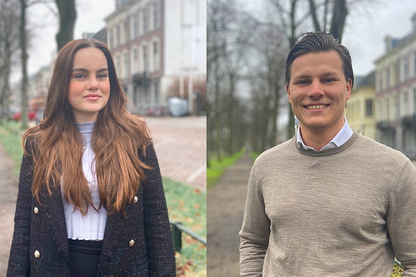 Lisabeau Erwich en Jesse de Bruijn