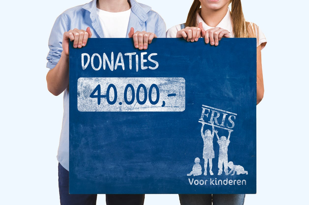 Stichting FRIS Voor Kinderen haalt 40.000 euro op aan donaties in 2020