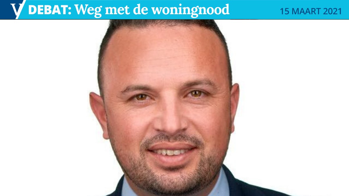 Faissal Boulakjar, kandidaat-Tweede Kamerlid voor D66.