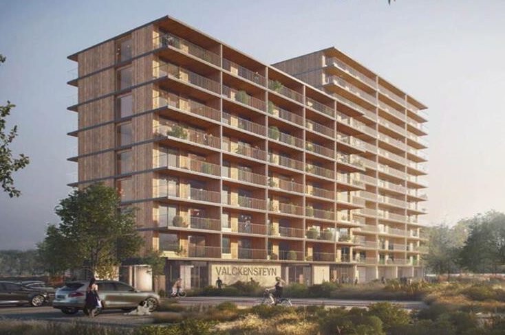 Impressie van hoe het nieuwe Valckesteyn eruit komt te zien.