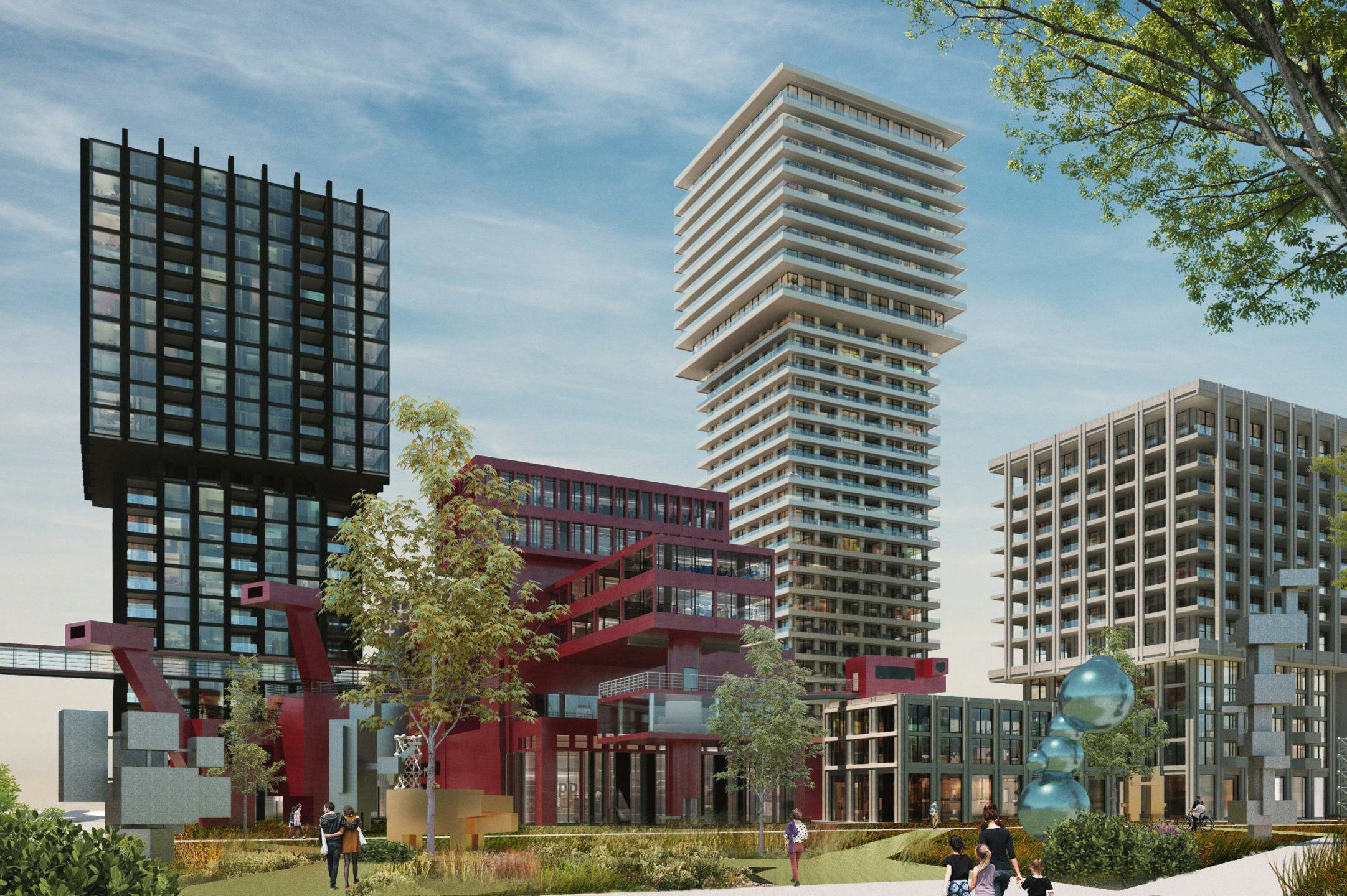 Brutusbiedt plaats aan 750 woningen. Beeld door: Atelier van Lieshout/ RED Company