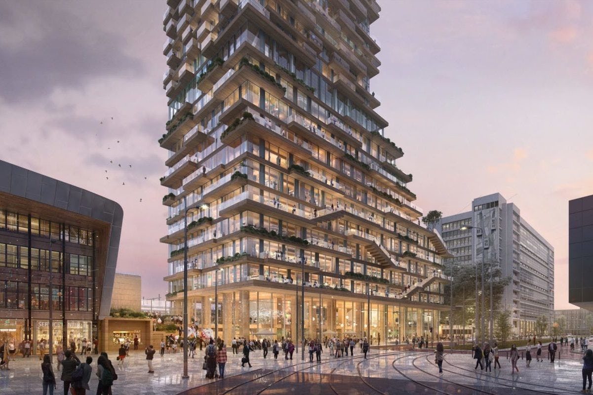 Leuk bedacht, (nog) niet van de grond: Tree House Rotterdam