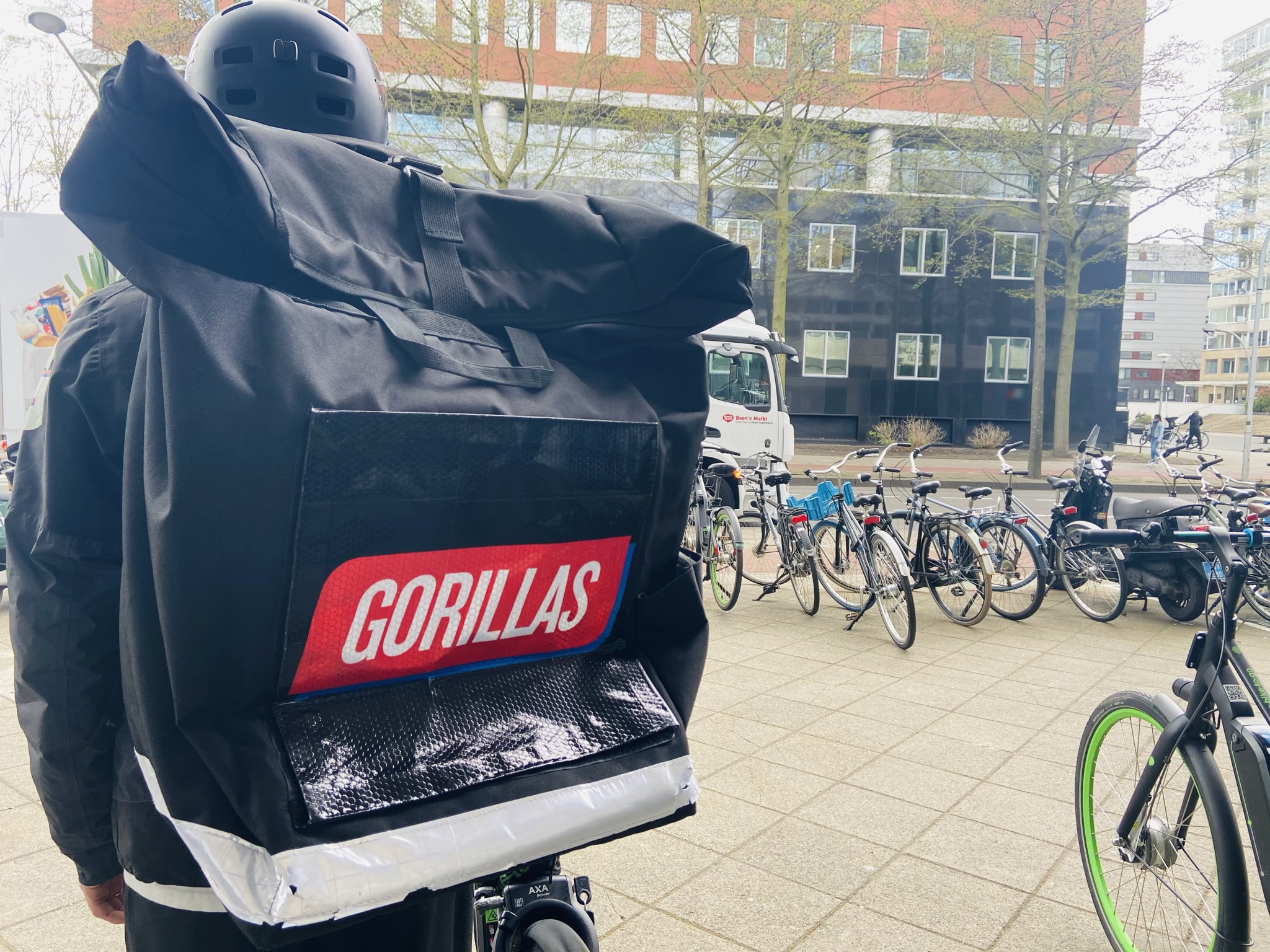 Fietser van Gorillas