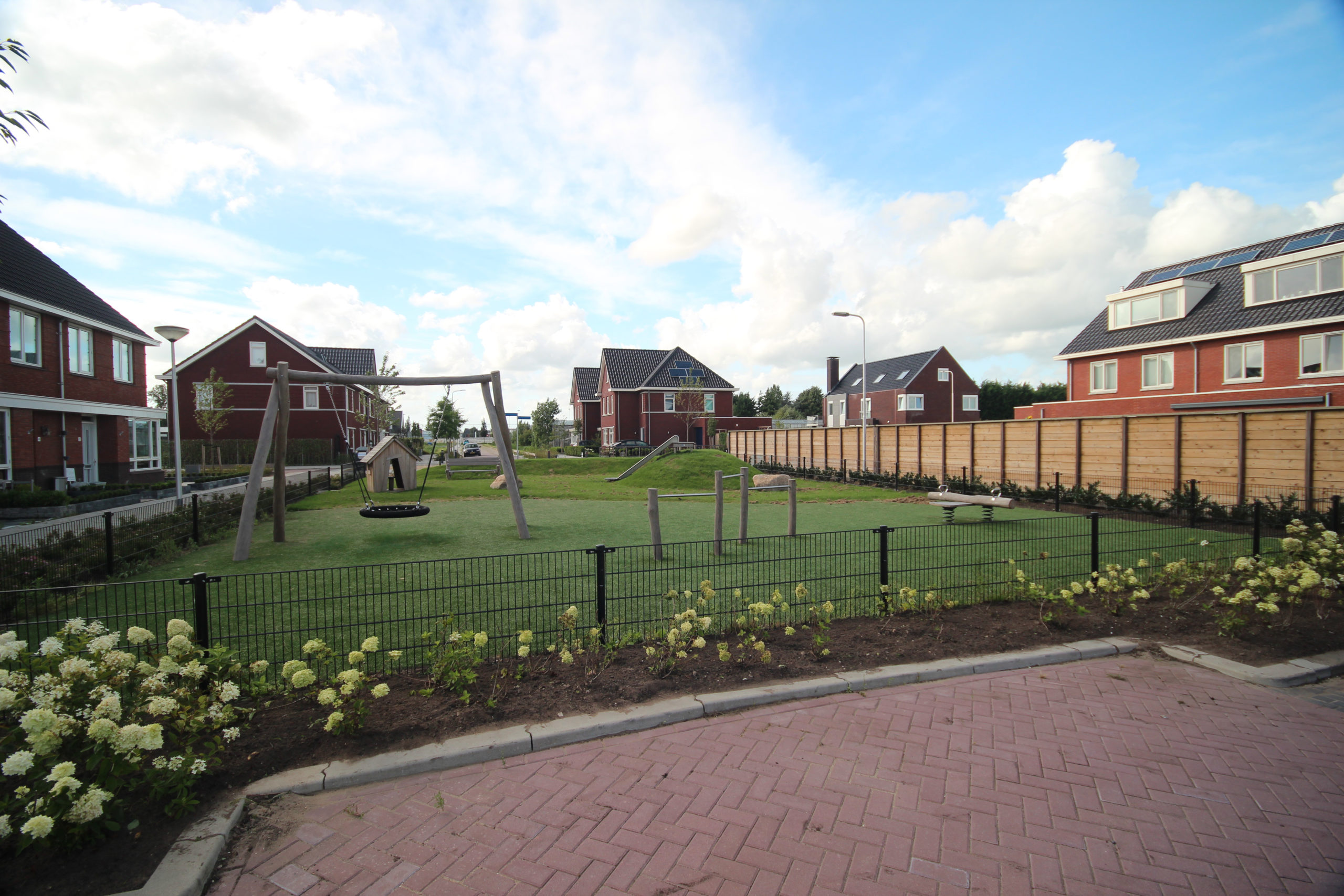 De nog jonge wijk Zevenrozenhof in Zevenhuizen, onderdeel van de gemeente Zuidplas. Foto: Shutterstock