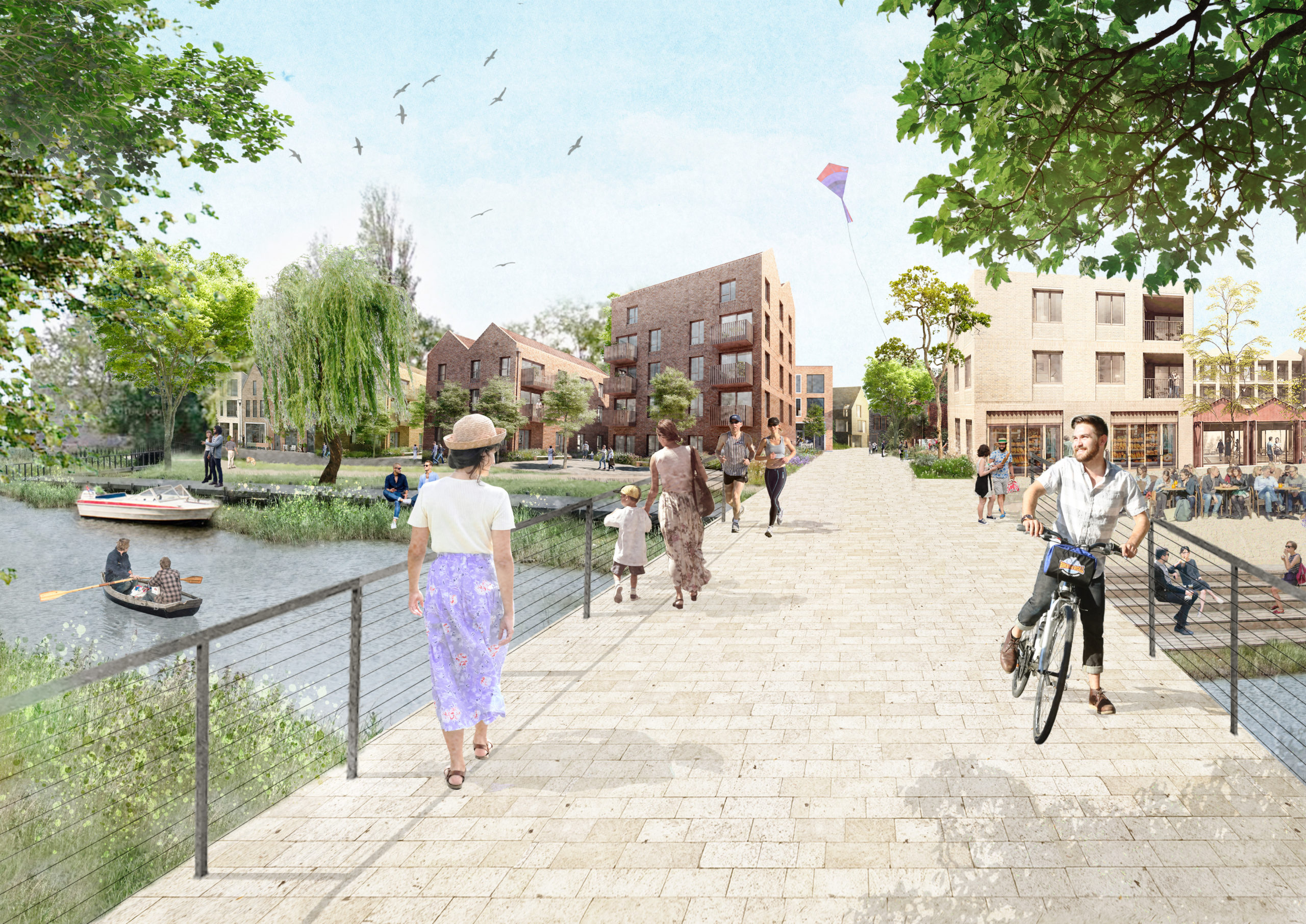 Een sfeerimpressie van de Limesbuurt in de wijk Valkenhorst