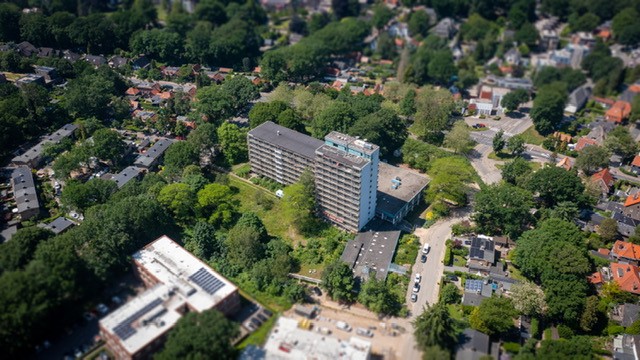 De voormalige zorgflat De Klinkenberg in Ede