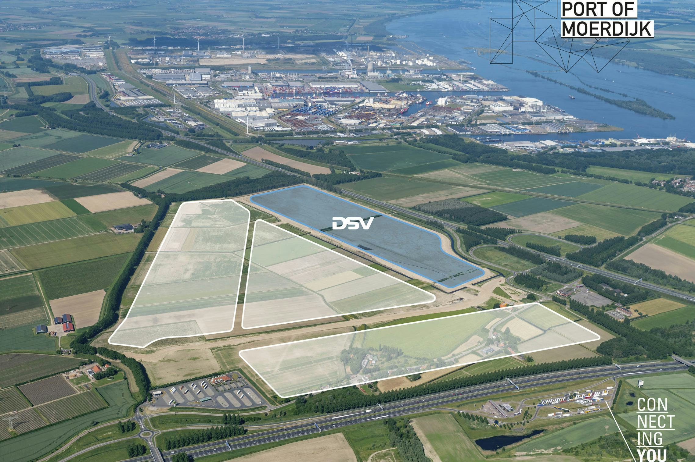 DSV vestigt reusachtig dc in Moerdijk