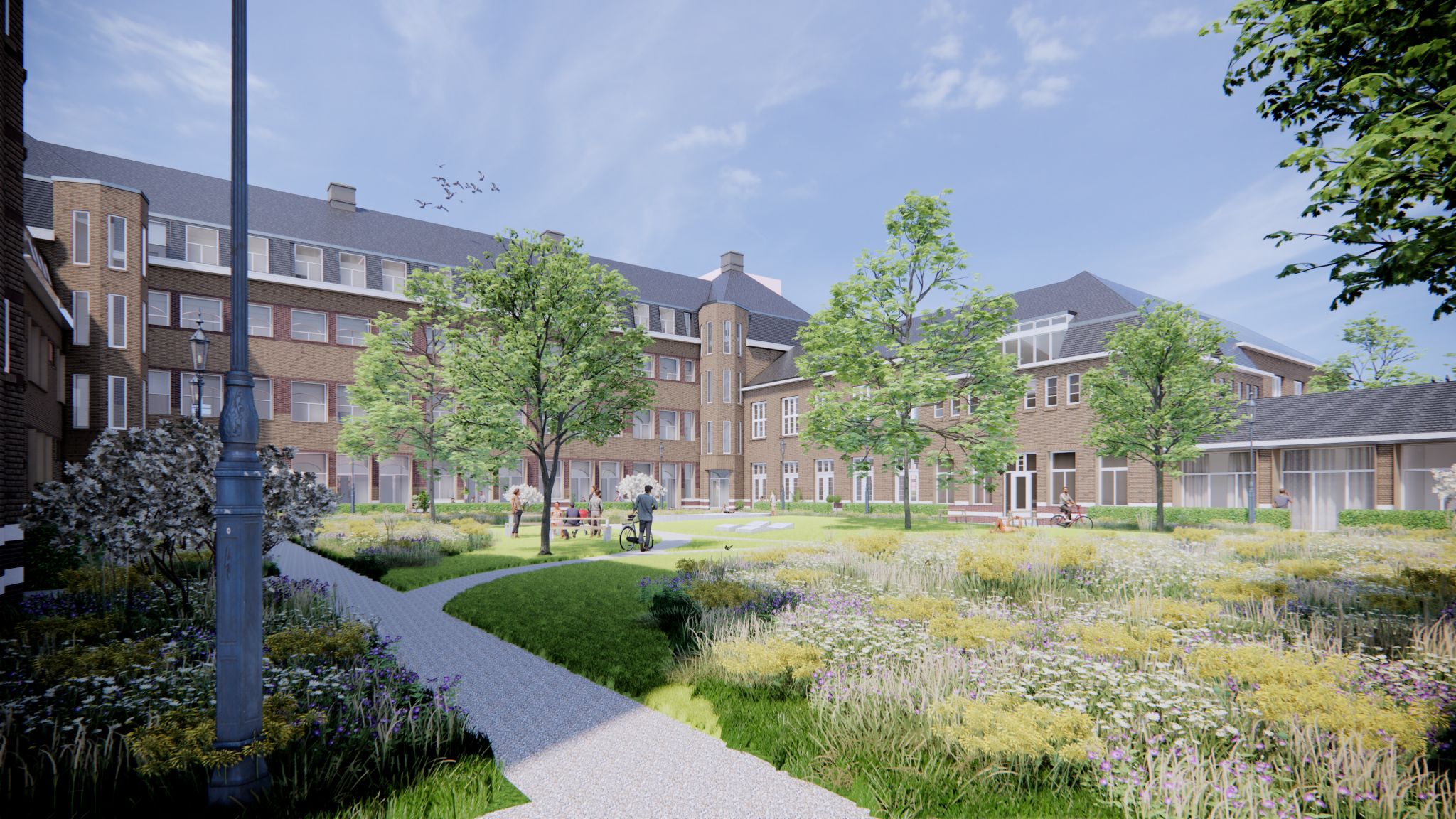 Impressie van het toekomtige Hillehof