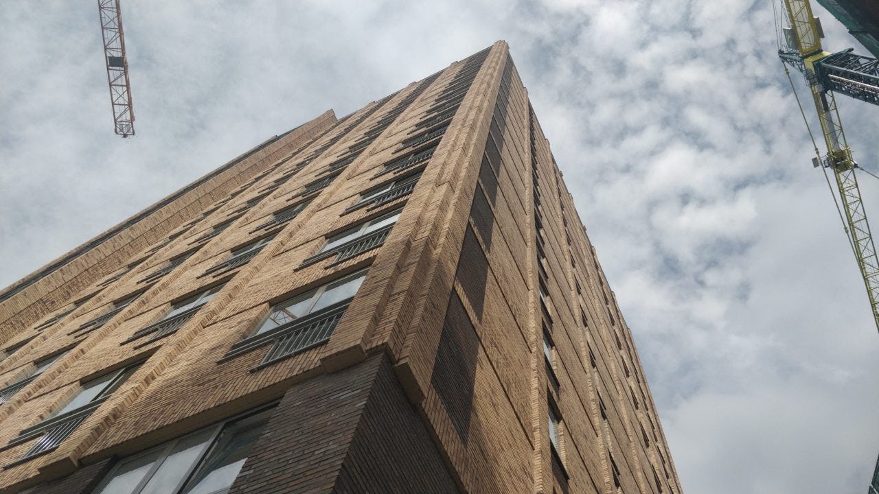 Nieuwe woontoren van SSH met 318 studio's voor studenten. Foto: Sam Doodeman