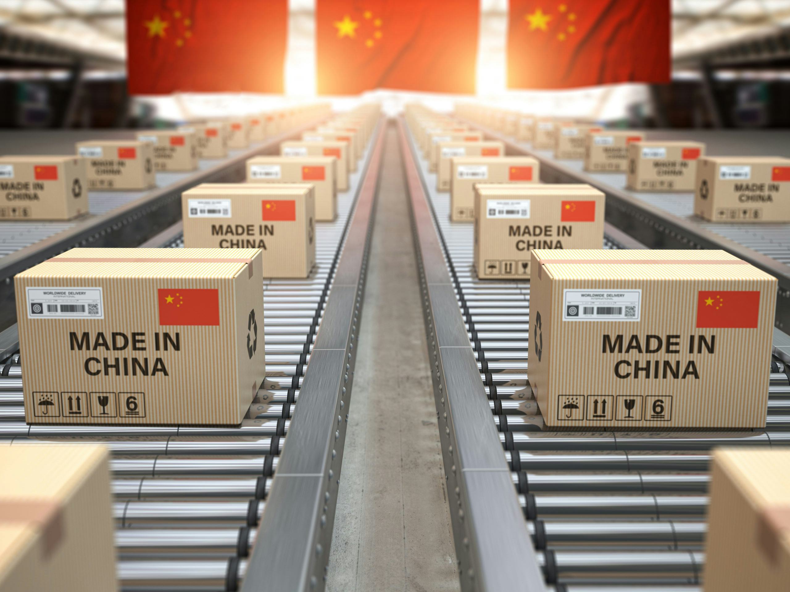 Wereldhandel neemt af door minder import en export China