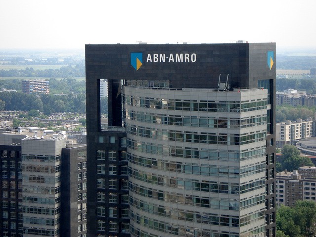 Het hoofdkantoor van ABN Amro op de Zuidas