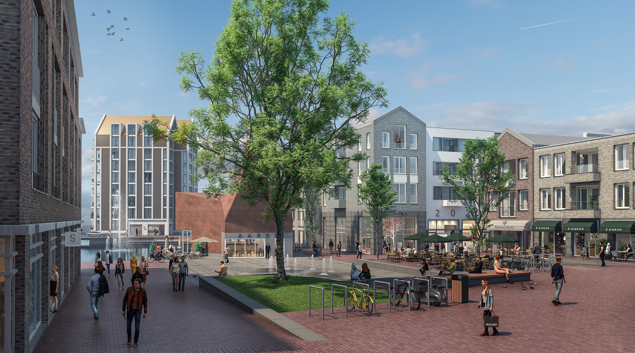 Lansingerland krijgt er met Berkel Centrum West een hip én dorps verblijfsgebied bij