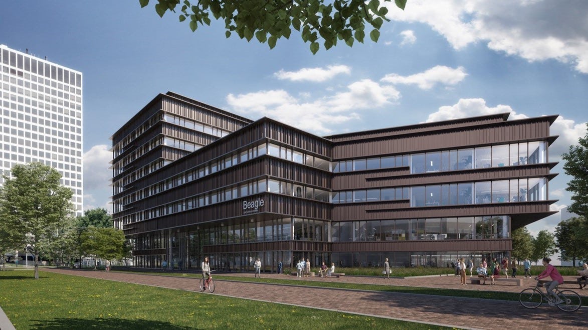 Artist impression Beagle Marconi