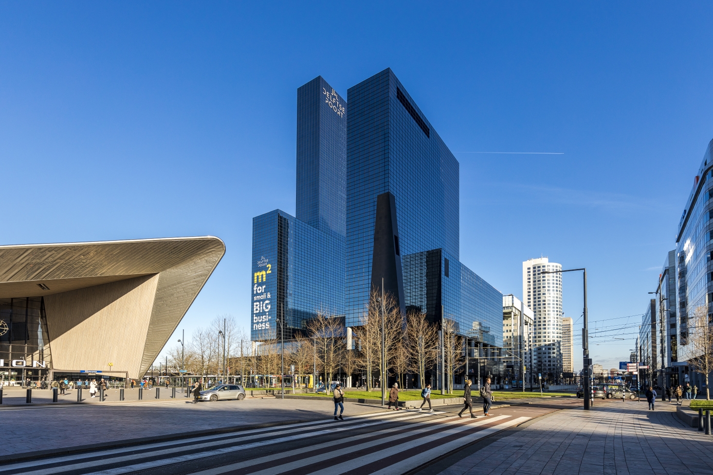 Kantoorgebouw Delftse Poort in Rotterdam.