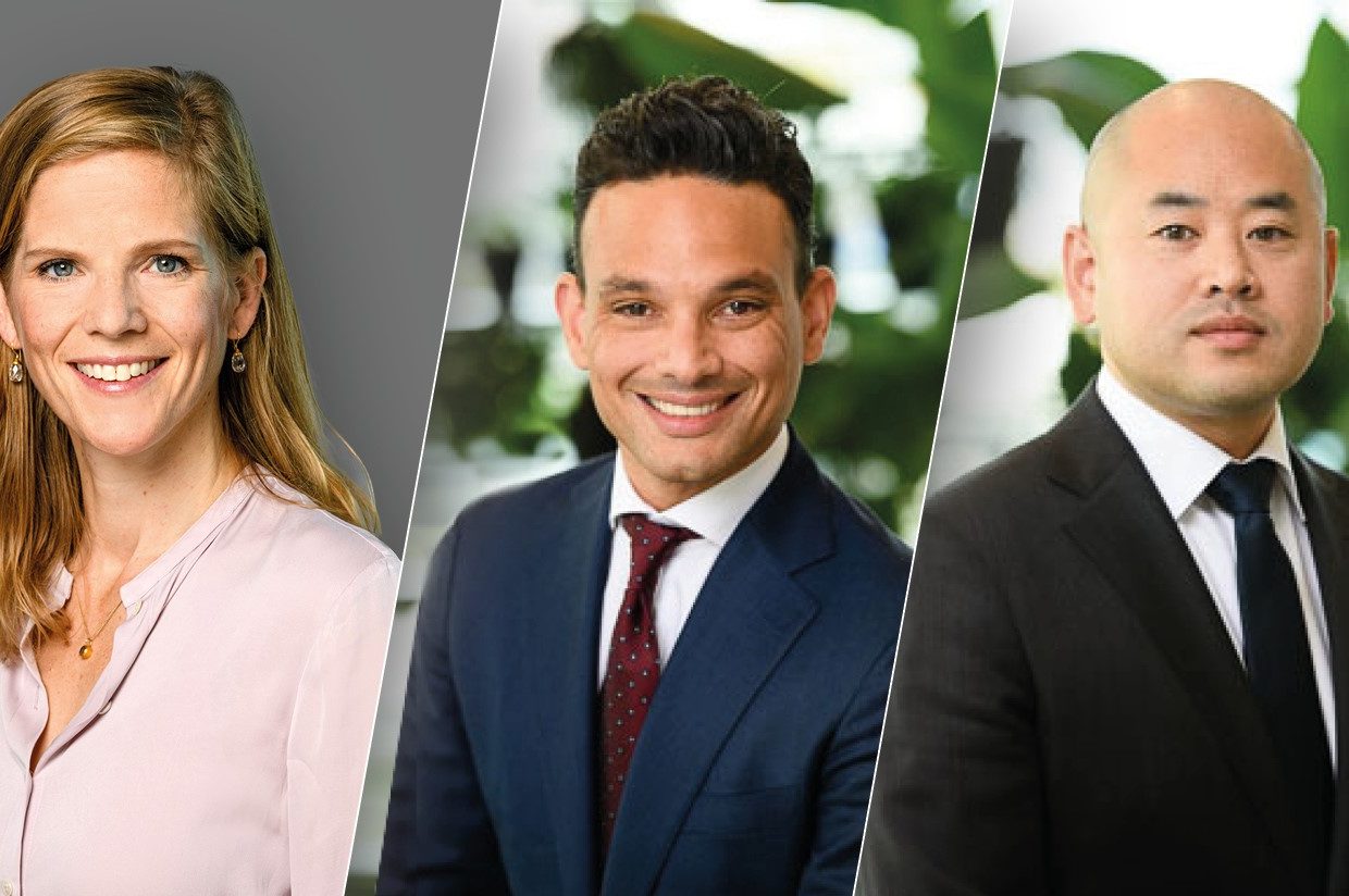 vlnr Elsbeth Quispel, Andrew Soliana, Dave Sie