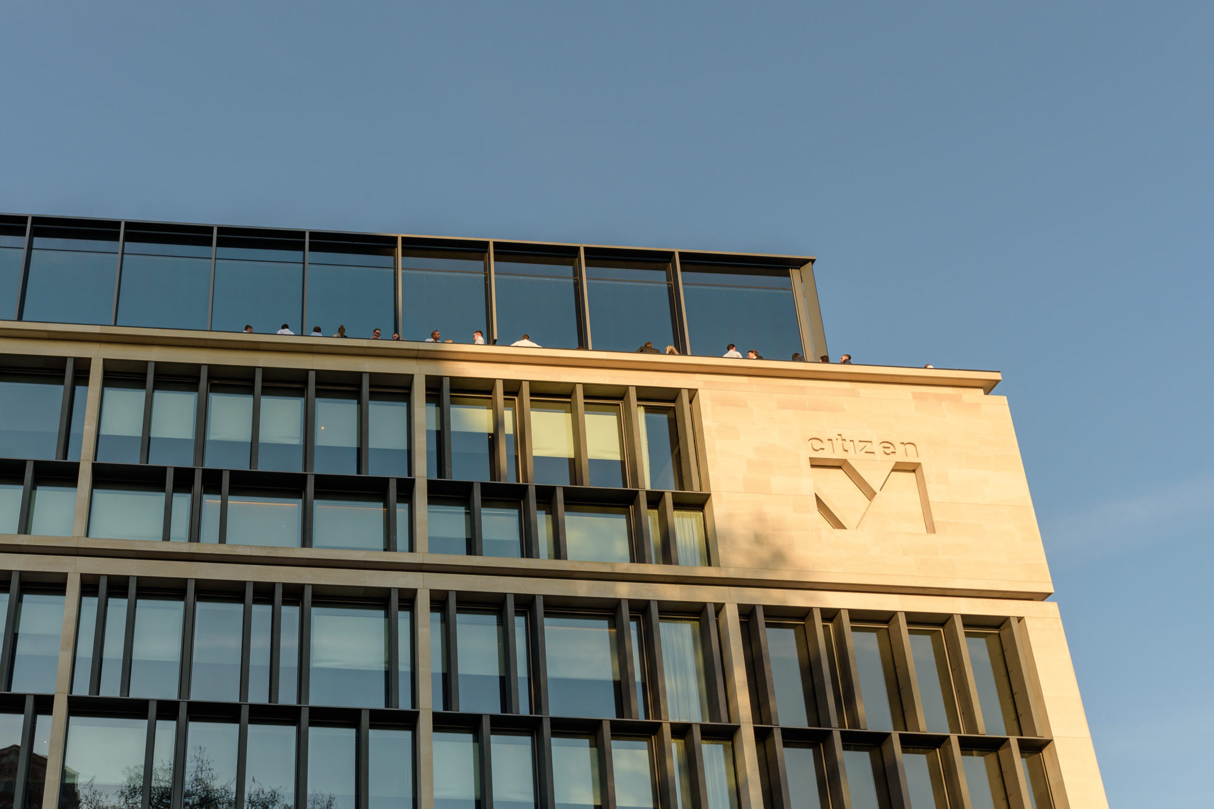 Een hotel van CitizenM in Londen. 