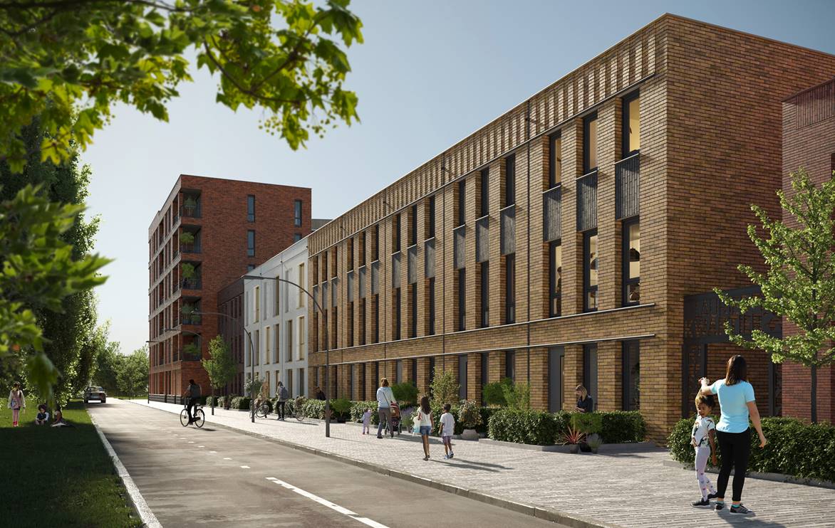 Impressie van de woningen in Laurierkwartier