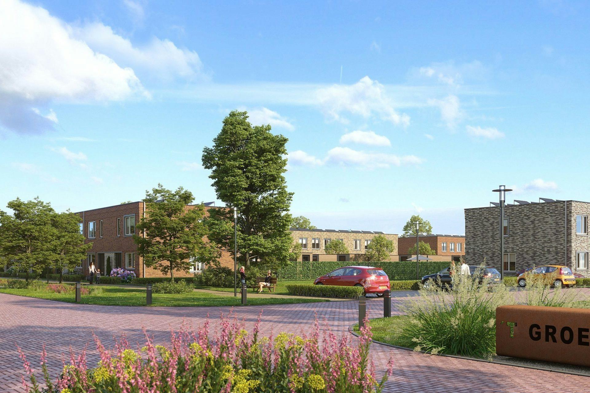 Nieuwbouw ontwikkeling van in totaal 372 grondgebonden woningen in project ‘t Groene Wold in Almere.