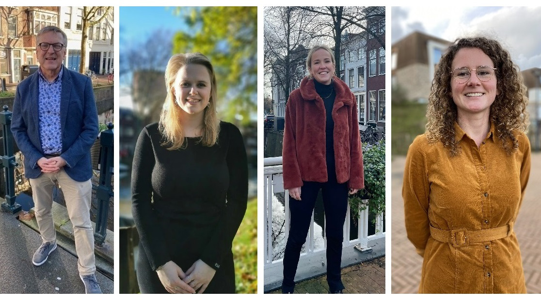 vlnr: Chris Veldhuijsen, Elena Peeters, Pien Banus en Désirée Eriks