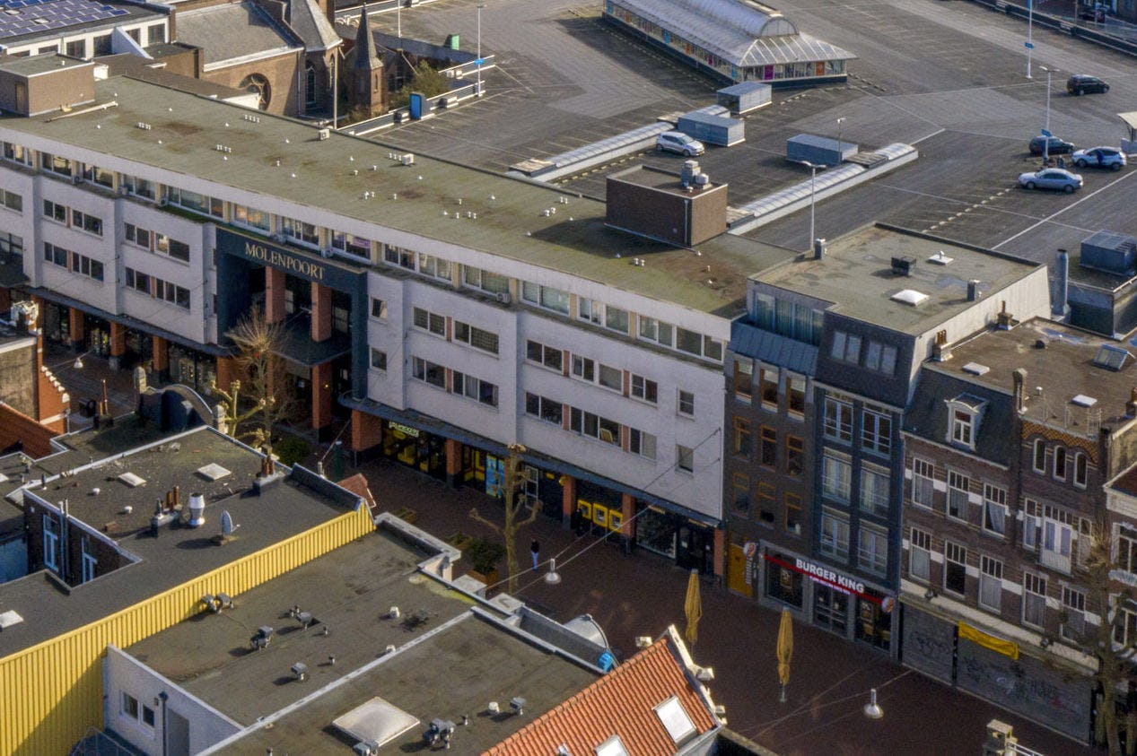 Winkelcentrum Molenpoort in het centrum van Nijmegen.