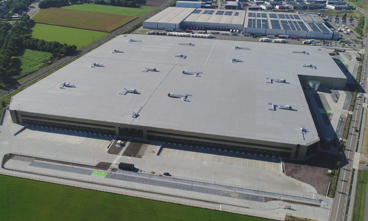 Het aan Lidl verhuurde distributiecentrum van P3 in Echt.