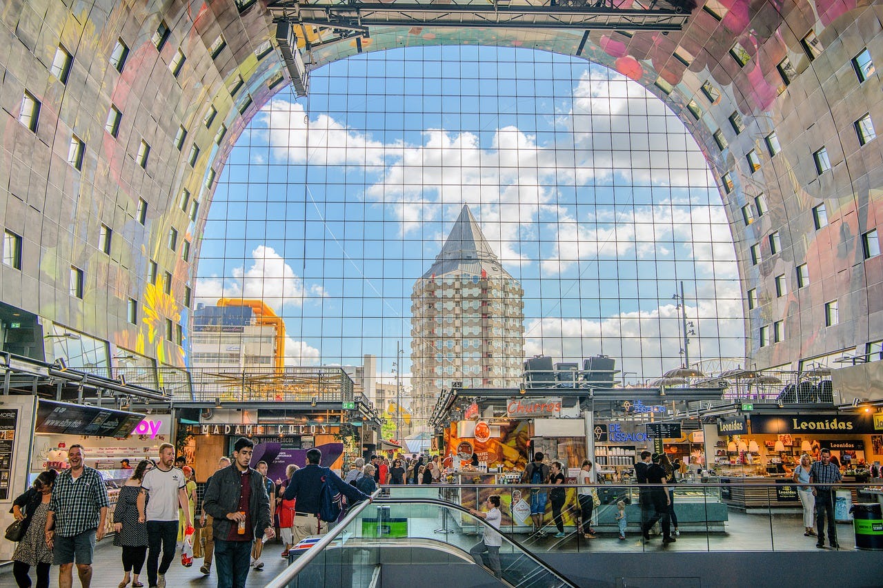 De Markthal in Rotterdam.