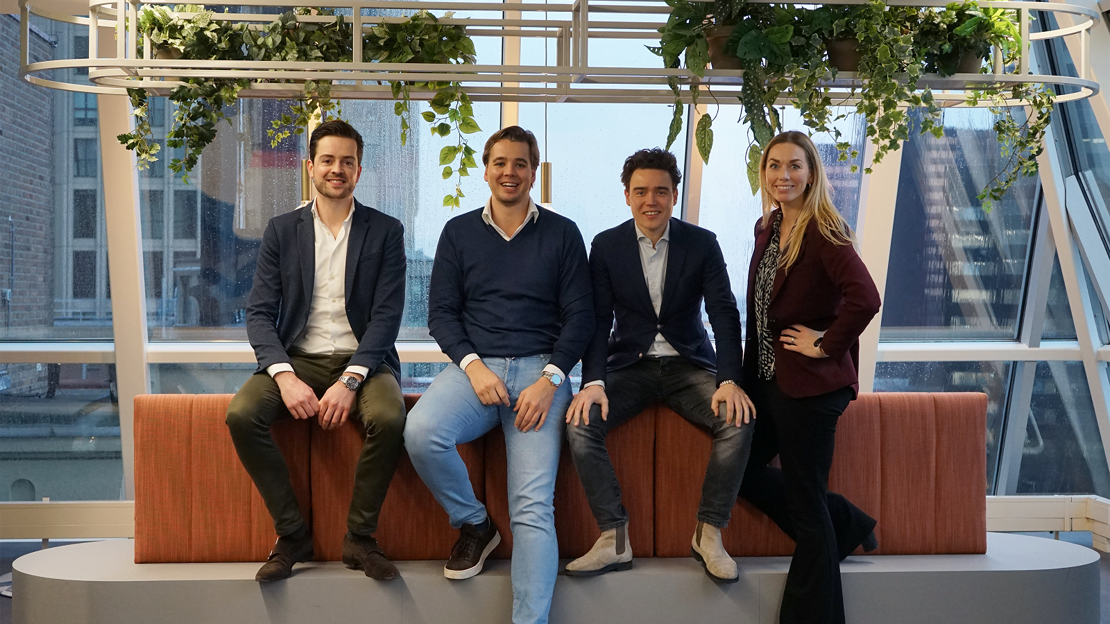 Stefan Suurmond, Kees-Jan Verplanke, Jasper Buis en Mariska Kornet