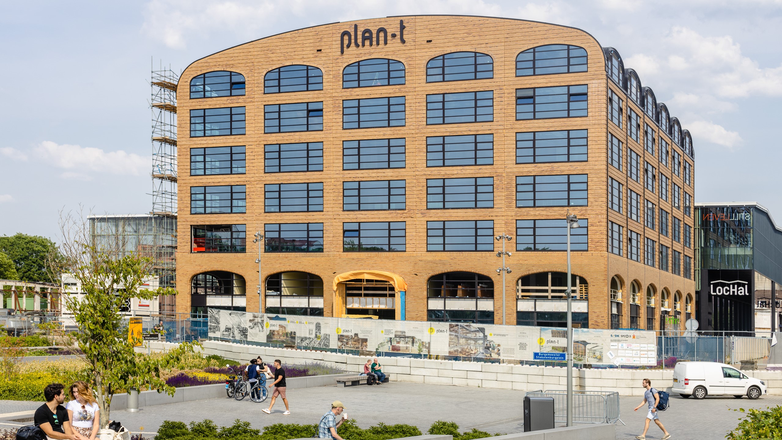 In het inmiddels opgeleverde Plan-t hebben een aantal, vaak jonge ­techbedrijven hun activiteiten samengebracht. Foto: SDK