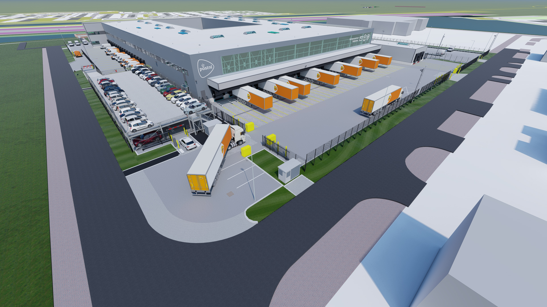 Impressie sorteercentrum PostNL Hoogeveen