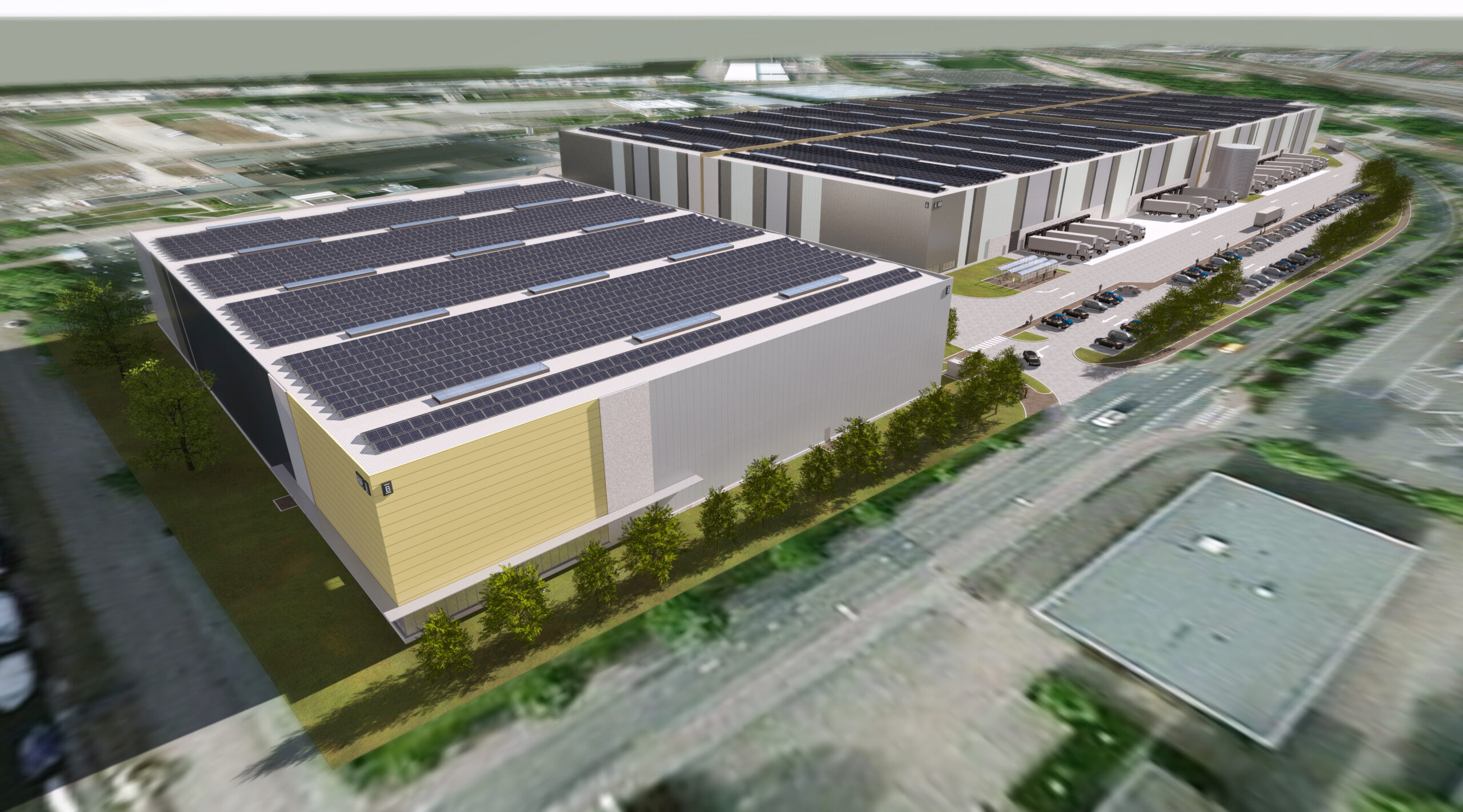 Een logistiek complex van VGP in Roosendaal.