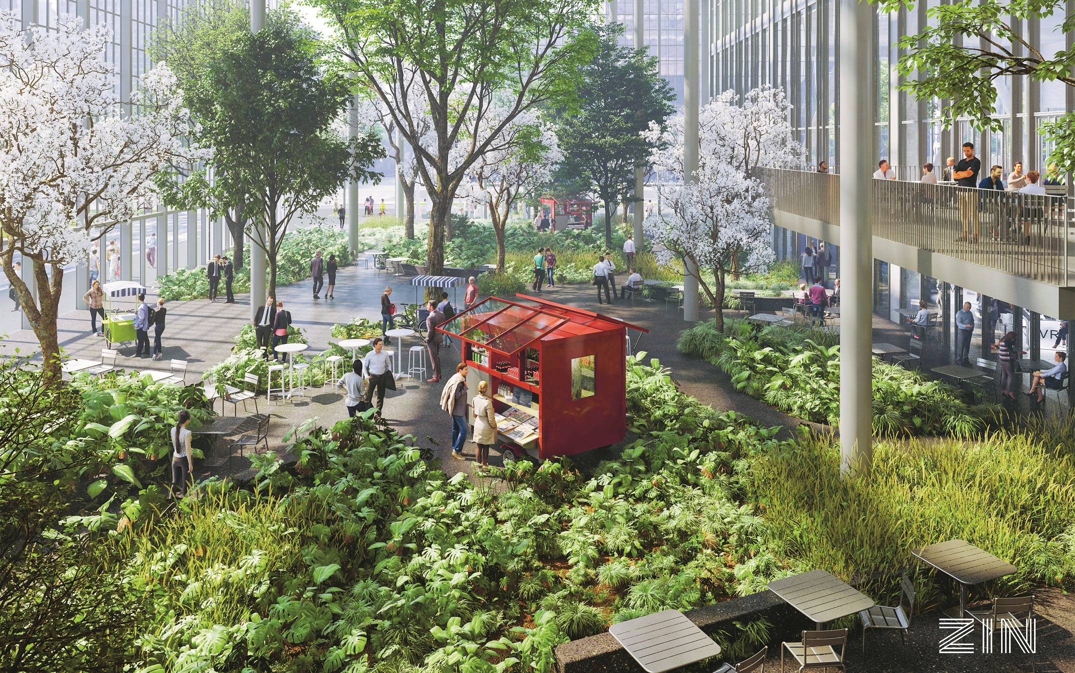 EPEA is nauw betrokken bij het circulaire transformatieproject ZIN in Brussel, ©Befimmo.