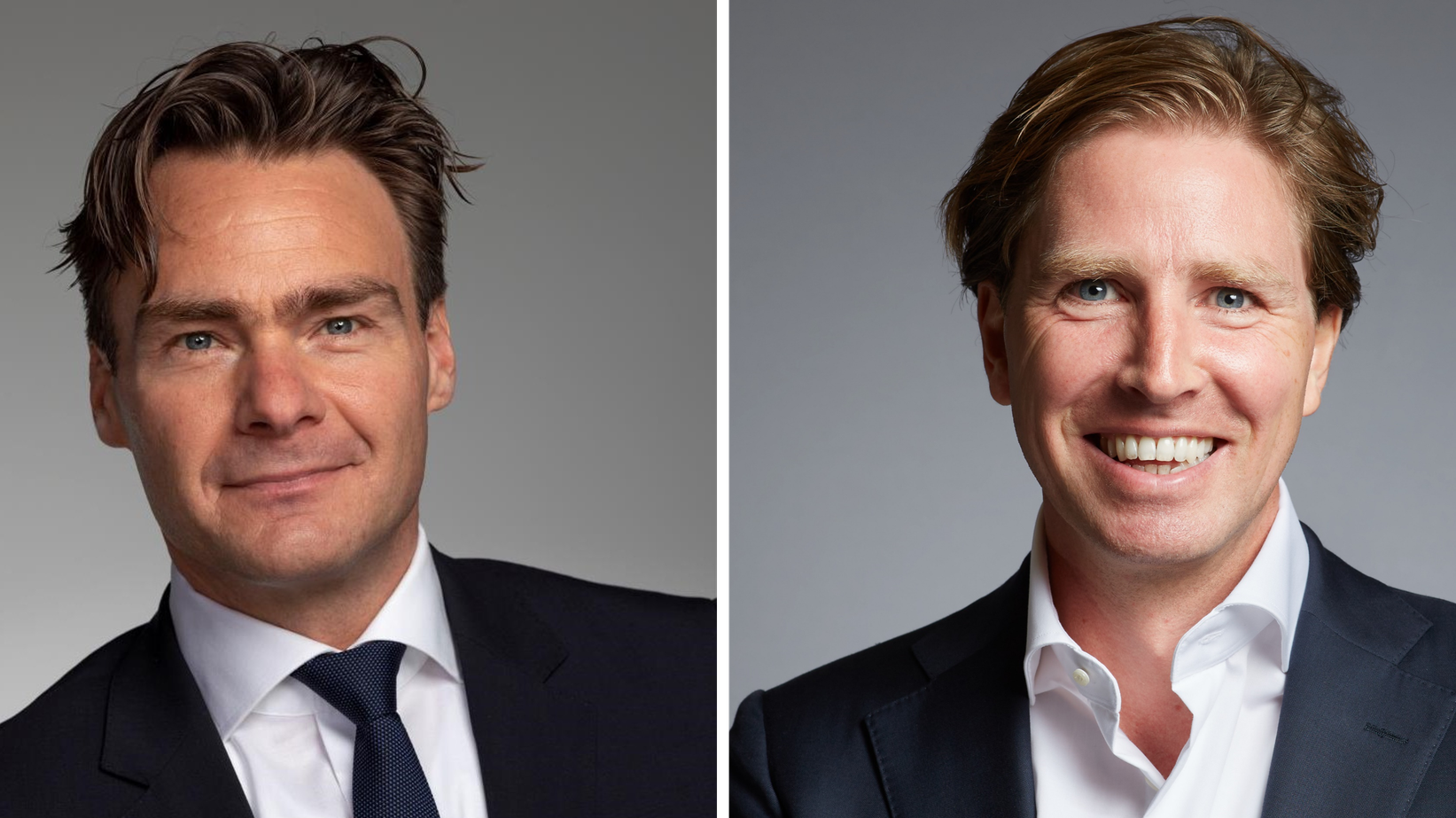 Anthony van Dongen (links) en Felix Sanders (rechts)