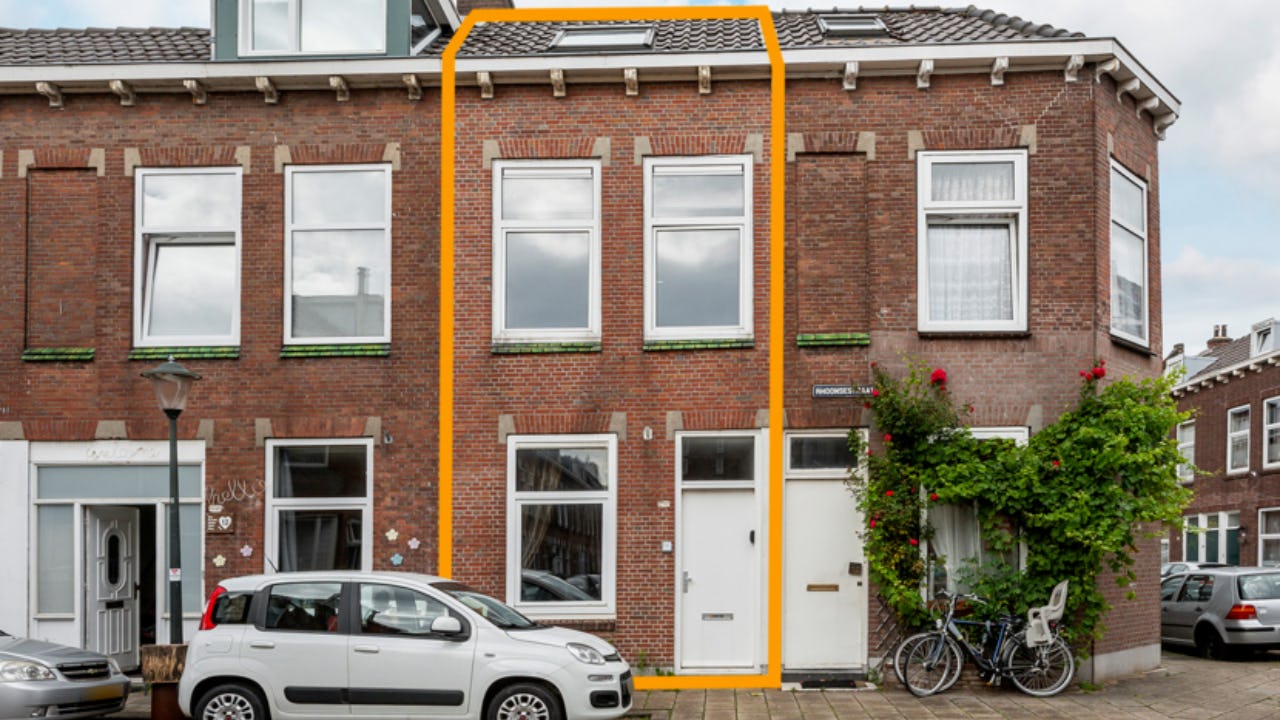 Het plukze-object aan de Rhoonstestraat in De Gorzen, Schiedam. Beeld: Rijksvastgoedbedrijf