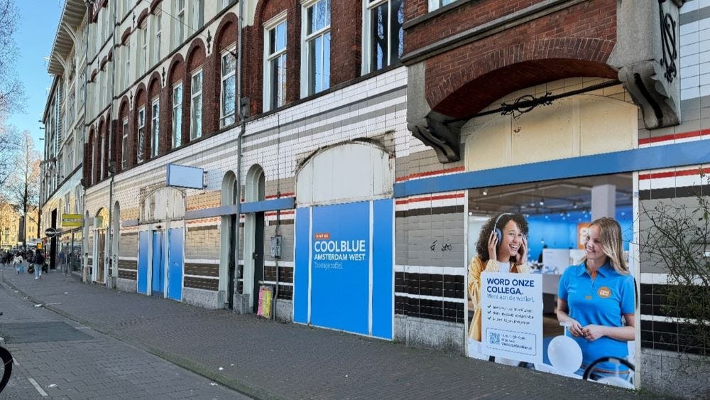 Coolblue opent nieuwe winkel in centrum Amsterdam
