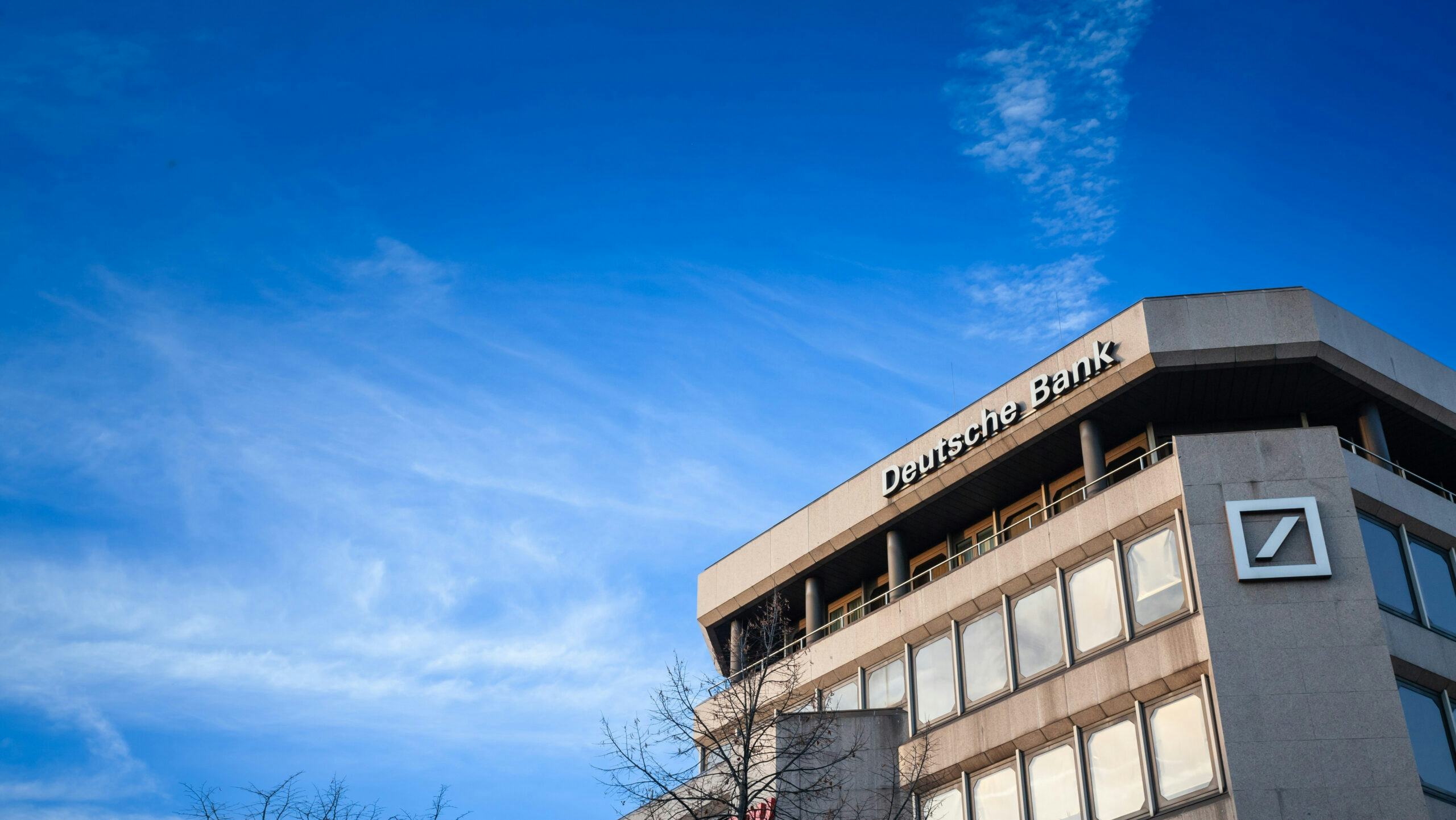 Kantoor van Deutsche Bank in Duisburg. Beeld: Shutterstock.