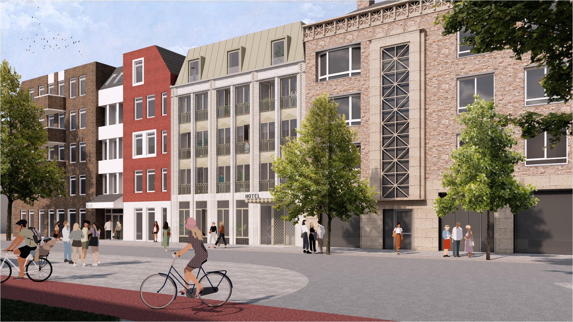 Impressie van het toekomstige project