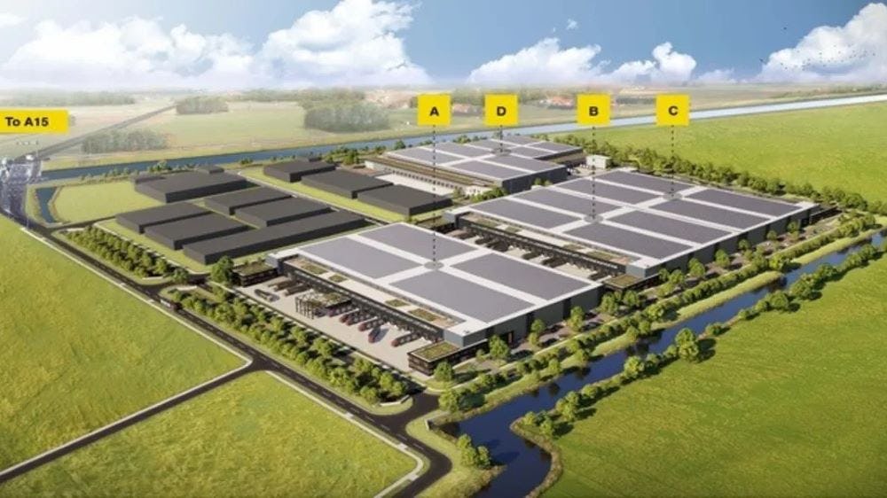 Delta Development verhuurt twee warehouses op Rotterdam Logistics Park Hellevoetsluis