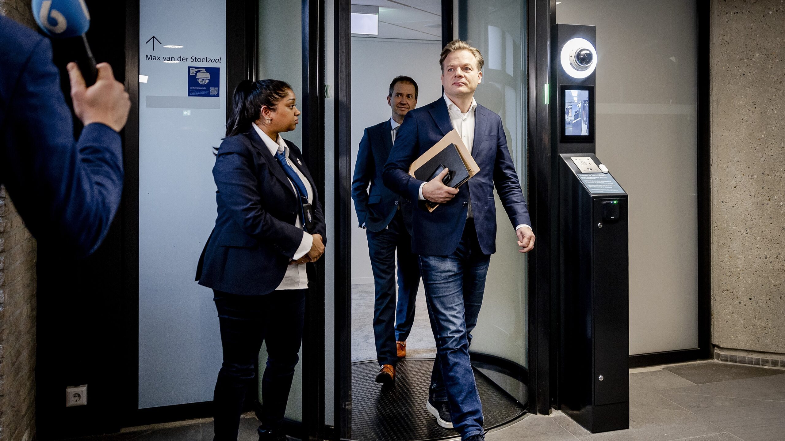 NSC stapte in de avond van 6 februari uit de formatiegesprekken met de PVV, VVD en BBB. Foto: ANP / Remko de Waal