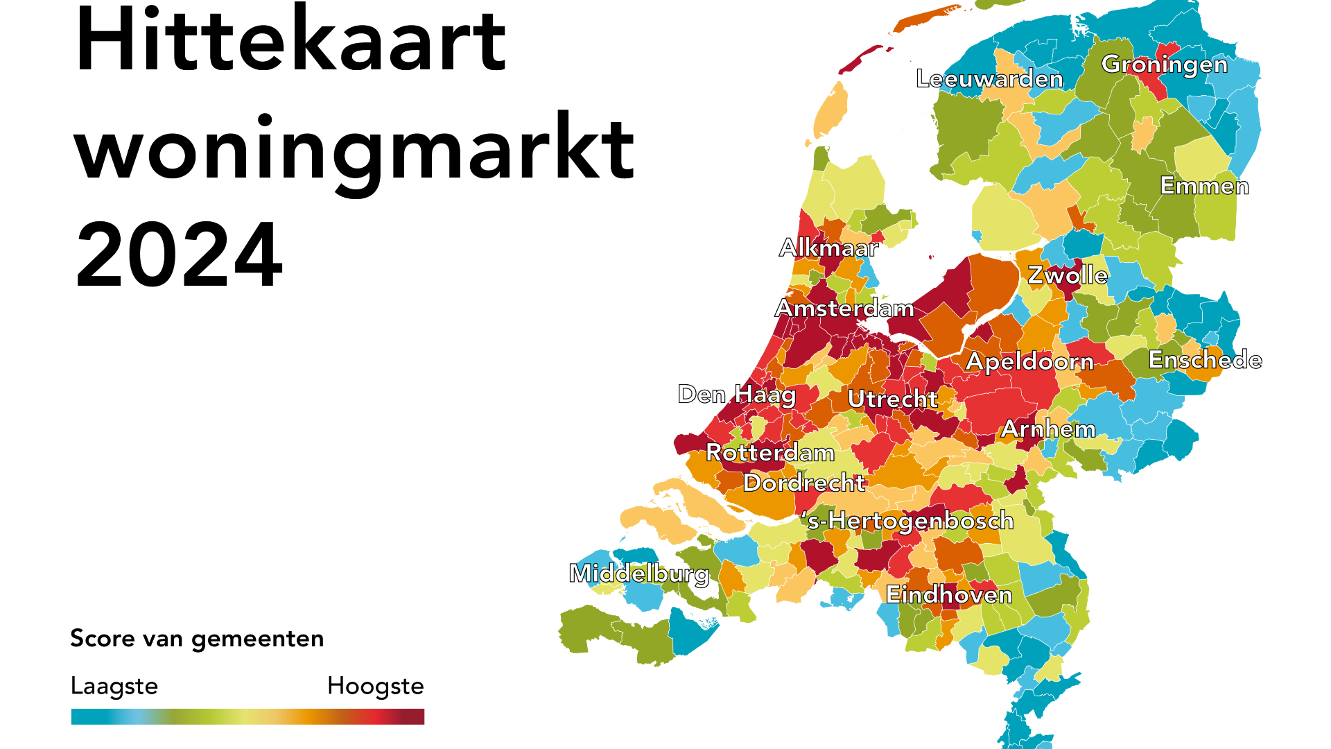 Hittekaart 2024: Druk Op Woningmarkt Terug Na Tijdelijke Dip In ...