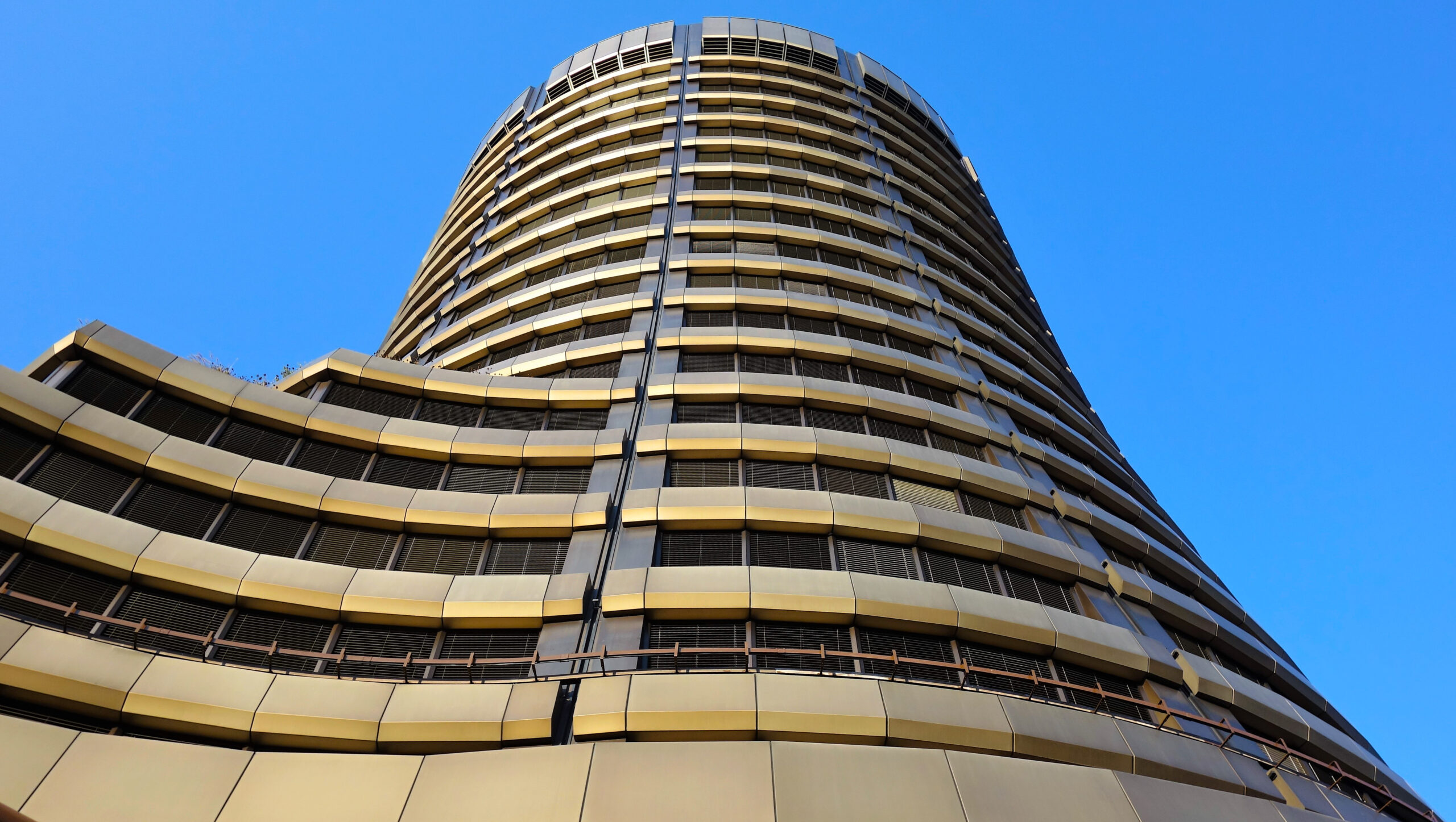 Kantoor van de Bank of International Settlements in Bazel.