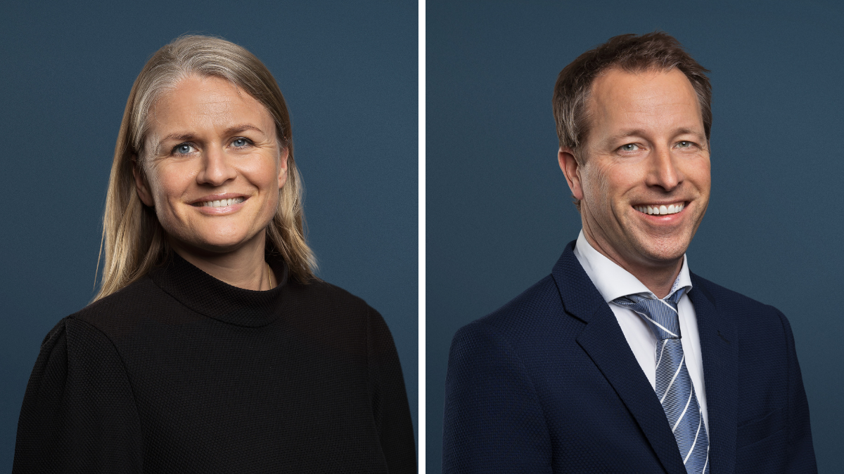 Marieke van der Velde en Elmer Blom