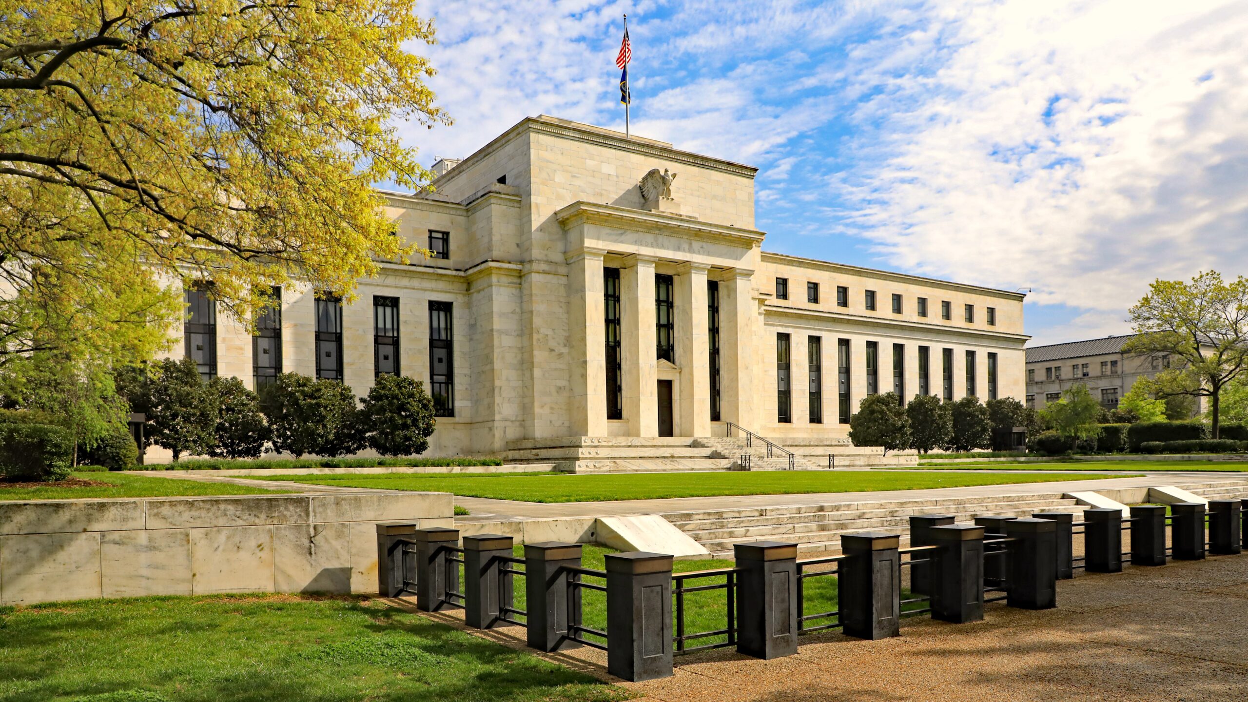 Het gebouw van de Federal Reserve in Washington DC.