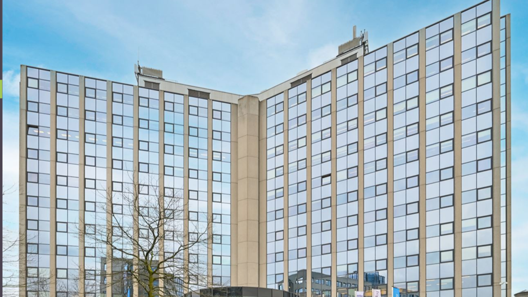 De KCN Tower in Nieuwegein waar Lease.auto de vijfde verdieping huurt