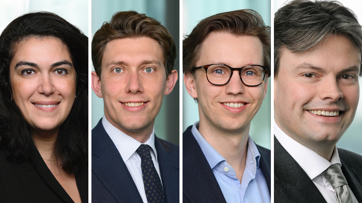 Başak Küçük, Gerard Koster, Nick de Rooij en Roland Meuwissen