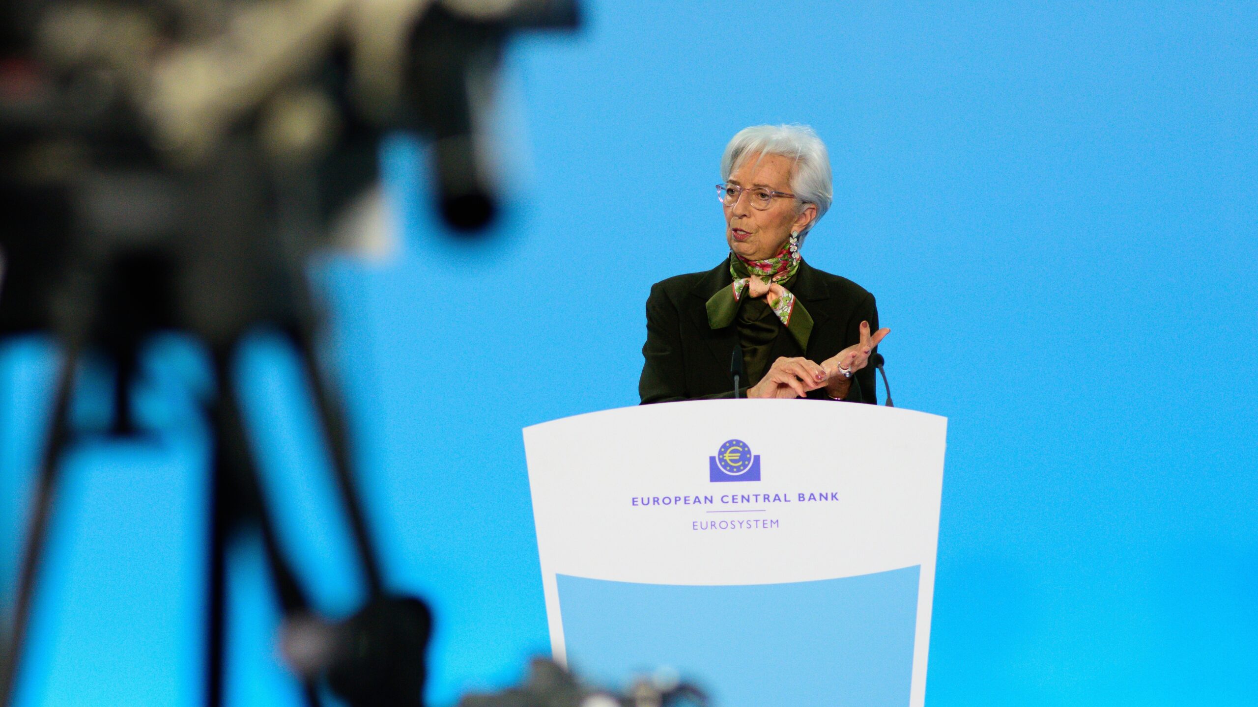 President van de Europese Centrale Bank Christine Lagarde heeft er vertrouwen in dat de inflatie in de eurozone binnenkort terugkeert naar het streefcijfer van 2 procent, zei ze eind september. Foto: Shutterstock
