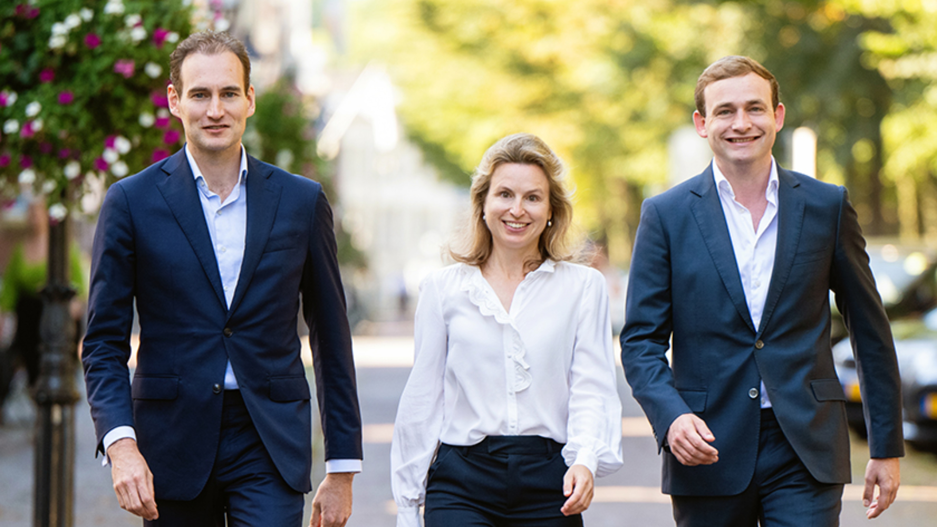 v.l.n.r. Clemens van Vuurde, Natálie Verhoef en Arjan Peerboom