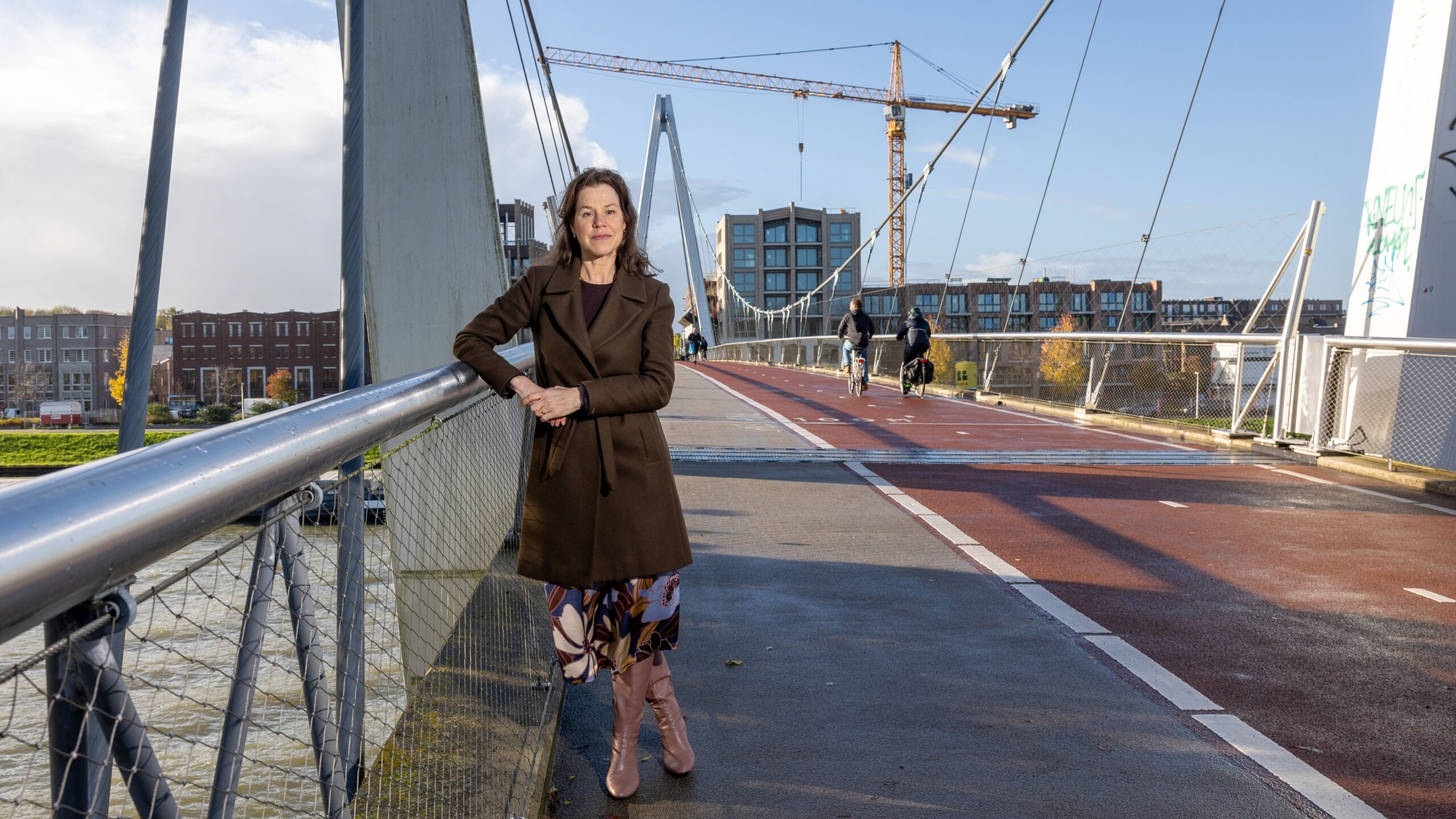 IVBN-directeur Judith Nordbart-ten Hoor pleit tegen de voorgenomen huurbevriezing in de sociale sector. Foto: Herbert Wiggerman