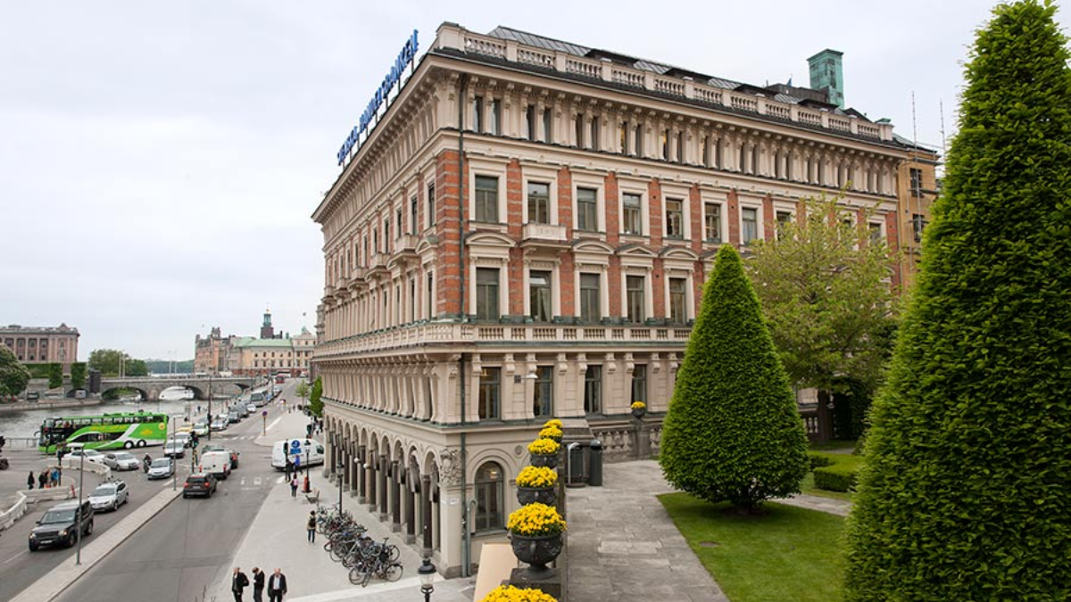 Het hoofdkantoor van Handelsbanken in Stockholm