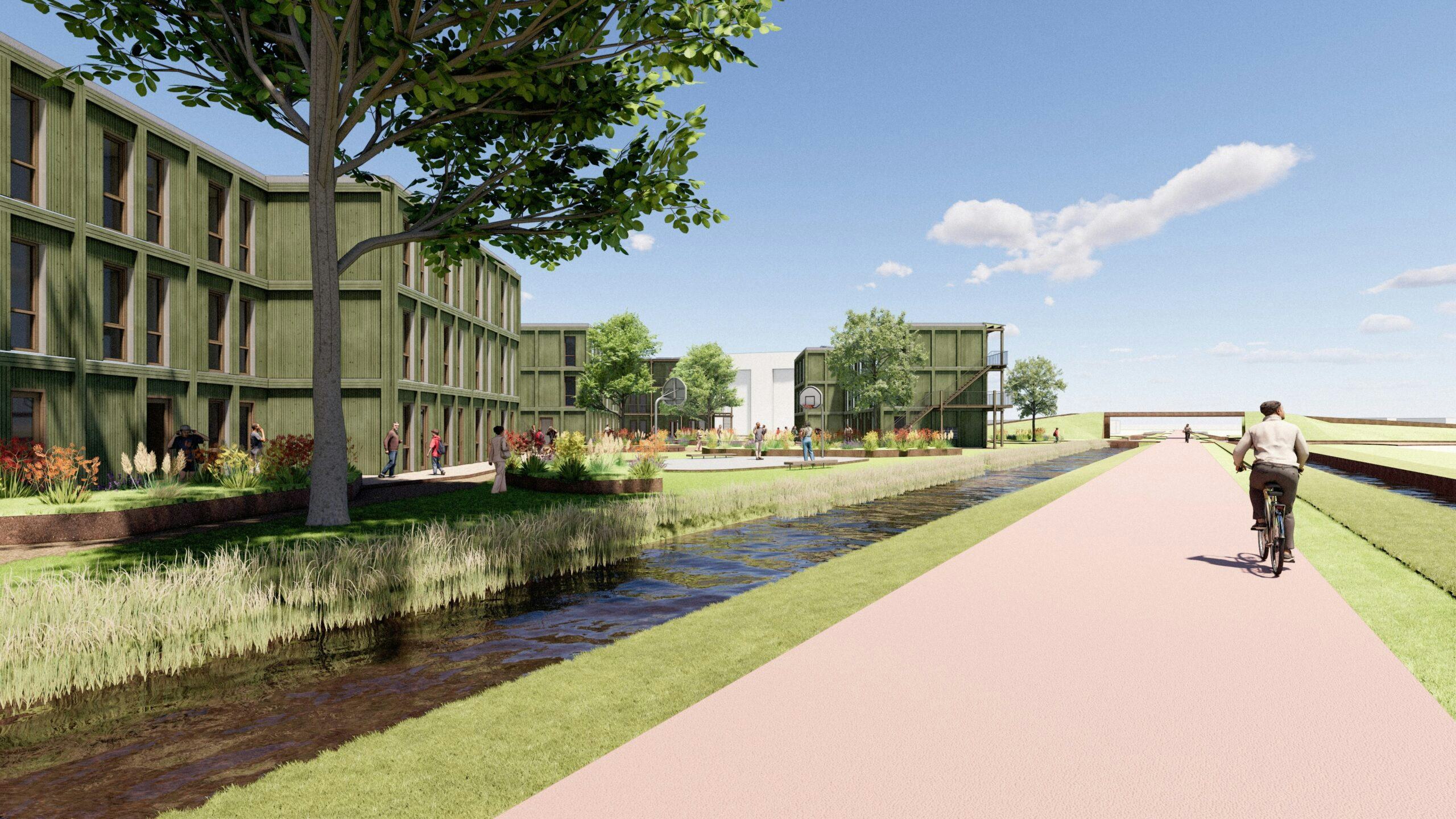 Het ontwerp voor de nieuwe woningen